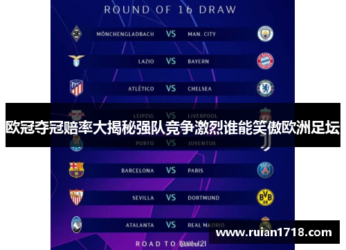 欧冠夺冠赔率大揭秘强队竞争激烈谁能笑傲欧洲足坛